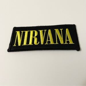 Vintage 1999 Nirvana Patch Black Yellow